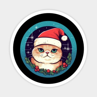 Exotic Shorthair Cat Xmas, Love Cats Magnet